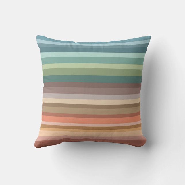 Almofada Boho Moderno Chic Listras  (Verso)
