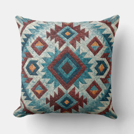 Almofada Boho Navajo Tribal Throw Pillow