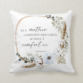 Almofada Boho Pampas Grass Bíblia Verdadeiramente Deus Te C