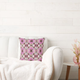 Almofada Boho Rosa Floral