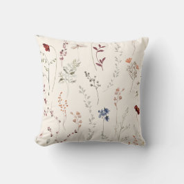 Almofada Boho Wildflower Elegant Light Cream