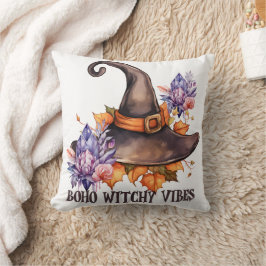 Almofada Boho Witchy Vibes Halloween 