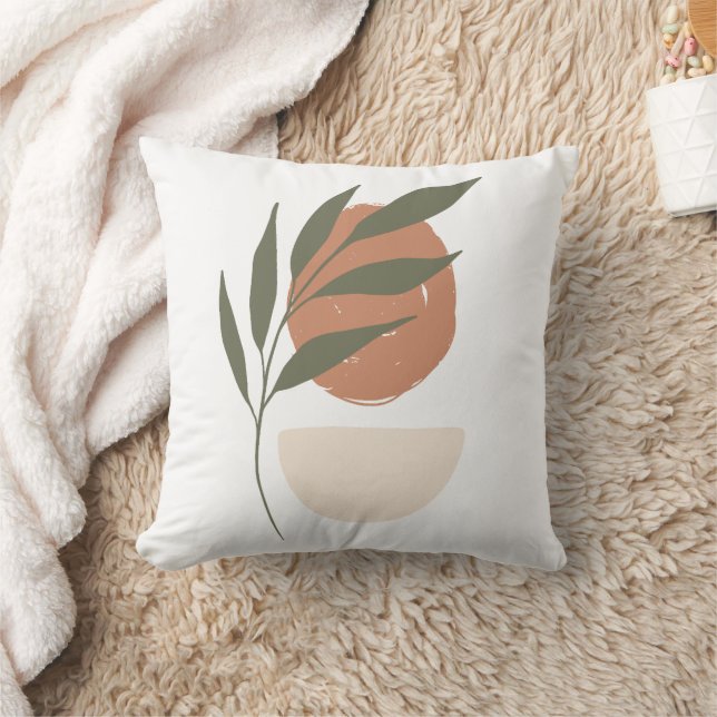 Almofada Boho Zen Botânico Minimalista (Cobertor)