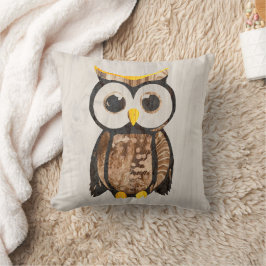 Almofada Bois - Chouette - Owl
