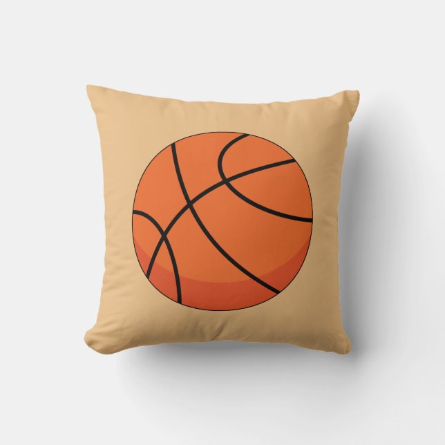 Almofada Bola de Basquete de Cartoon (Frente)