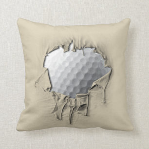 Almofada Bola de golfe rasgada
