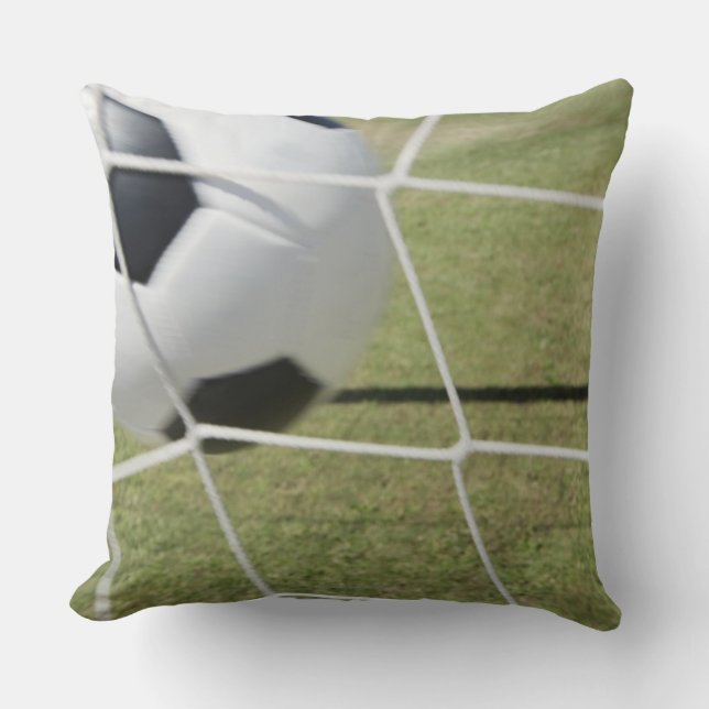 Almofada Bola e objetivo de futebol (Frente)