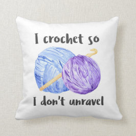 Almofada Bolas do Crochet do fio