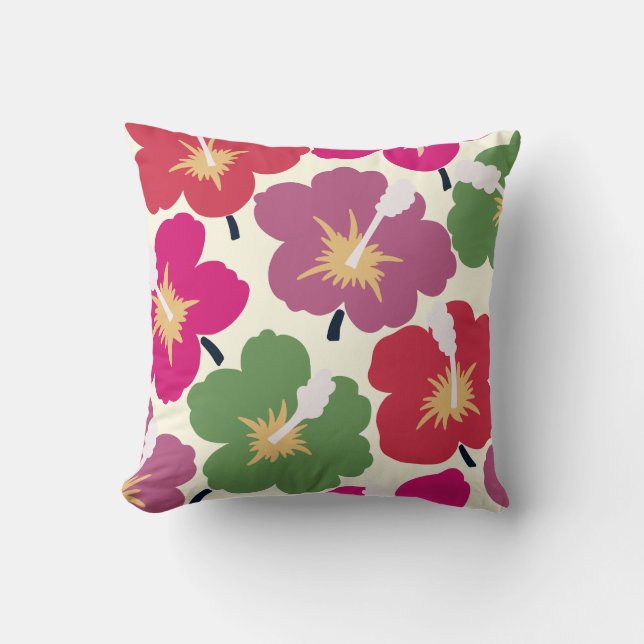 Almofada Bold Blooms Multicolor (Frente)