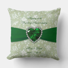 Almofada Bold Damask 55º Travesseiro decorativo de aniversá