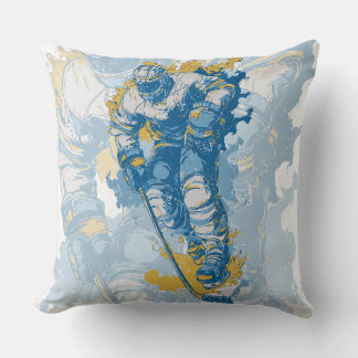 Almofada Bold Ice Hockey Mascot Winter Sports