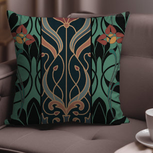 Almofada Bold Maximalist Art Nouveau Design