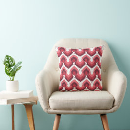 Almofada Bold Retro Modern Motif in Pinks
