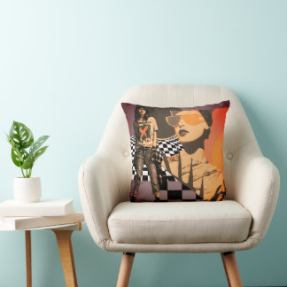 Almofada Bold Voices, Soft Spaces" Throw Pillow