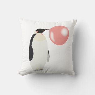 Almofada Bolha Búscula Goma-Bolo Pinguim Soprando Bolha