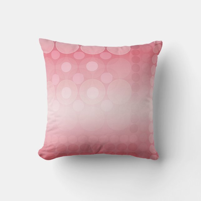Almofada Bolhas de Sonho Rosa Suave Cushion / Travesseiro (Frente)