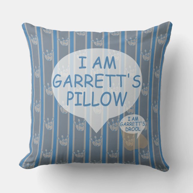 Almofada Boliches personalizáveis divertidas e Ricos (Frente)