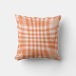 Almofada Bolinhas brancas em vermelho brilhante, Gingham la
