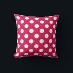 Almofada Bolinhas brancas no cerco<br><div class="desc">Bolinhas brancas no cerco</div>