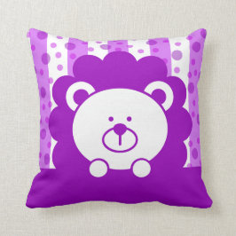 Almofada Bolinhas Do Leão De Brinquedos Para Crianças| roxo