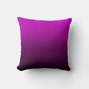 Almofada Bolinhas gradiente preto roxo cores escuras impres