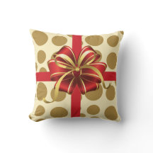 Bolinhas modernas do travesseiro, do creme & do