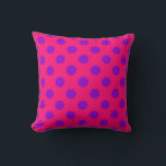 Almofada Bolinhas roxas no cerco<br><div class="desc">Bolinhas roxas no cerco</div>
