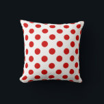 Almofada Bolinhas vermelhas e brancas<br><div class="desc">Bolinhas vermelhas e brancas</div>