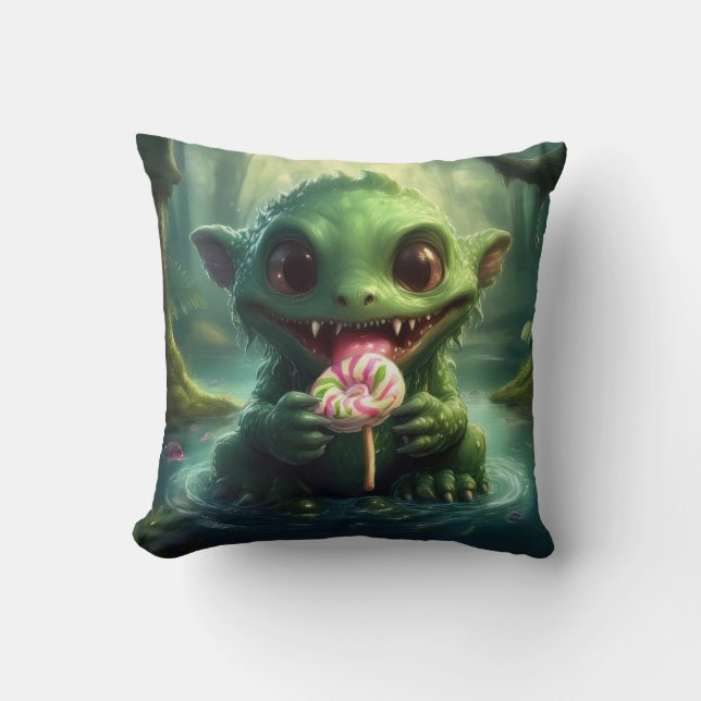 Almofada Bolinho De Comida Monstro (Frente)