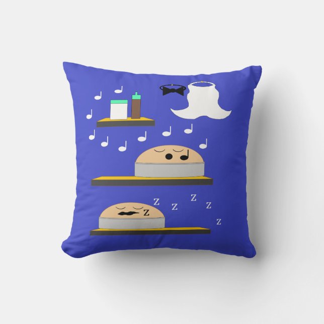 Almofada Bolo de Casamento Esperando por Glacé (Frente)