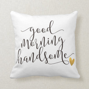 Almofada bom dia considerável
