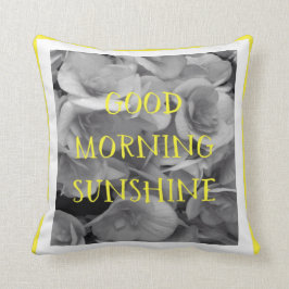 Almofada Bom dia luz do sol Travesseiro 16"X16"