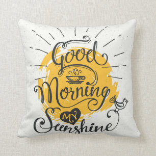 Almofada Bom dia minha luz do sol