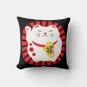 Almofada Bom Feliz Gato da Fortuna