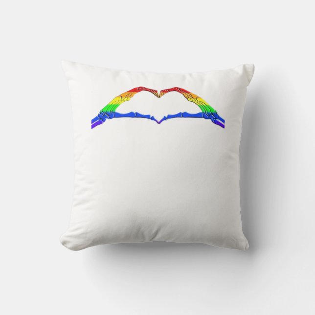 Almofada Bone Hands Heart Classic (Frente)