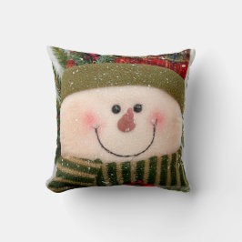 Almofada Boneco de neve feliz
