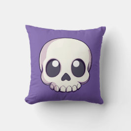 Almofada Bonita Cartoon Skull Halloween