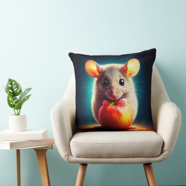 Almofada Bonita comida de maçã vermelha de pelúcia de fanta (Cadeira)