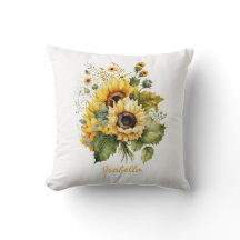 Bonito Aquarela Cana de Sol Floral