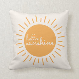 Almofada Bonito Boho Olá Travesseiro decorativo Sunshine