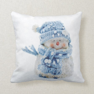 Almofada Bonito boneco de neve no Natal