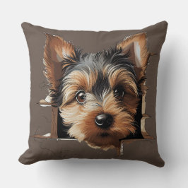 Almofada Bonito Engraçado Rosto De Puppy