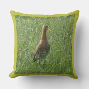 Almofada Bonito Godwit no Travesseiro decorativo de Grass