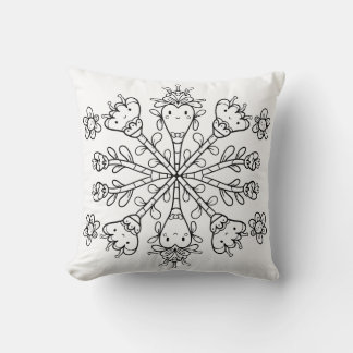 Almofada Bonito Mandala Kawaii