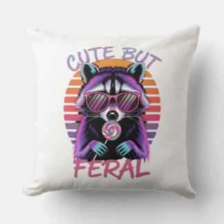 Almofada Bonito, Mas Feral | Travesseiro decorativo engraça