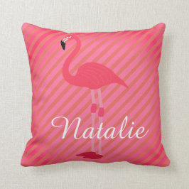 Almofada Bonito personalizado Flamingo Reversible