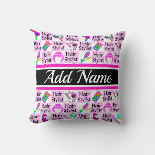 ALMOFADA BONITO PINK PERSONALIZADO HAIRDRESSER E BEAUTICIAN