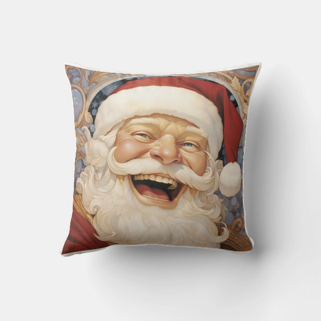 Almofada 🎅 🎄 Bonito Travesseiro de Natal Santa Claus 🎄 � (Verso)