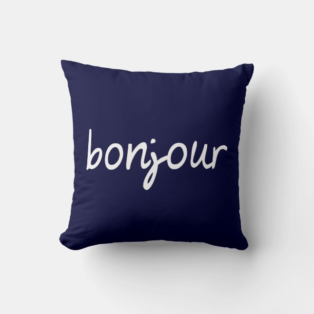 Almofada Bonjour! (Frente)