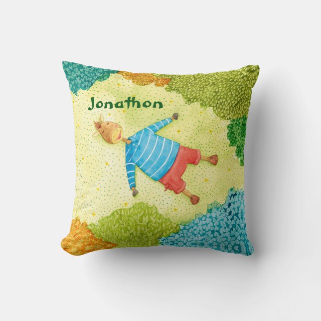 Almofada Bons Cartões de Pôs Bonitos Personalizados (Frente)